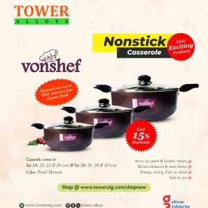 Vonshef Casserole Set 3B